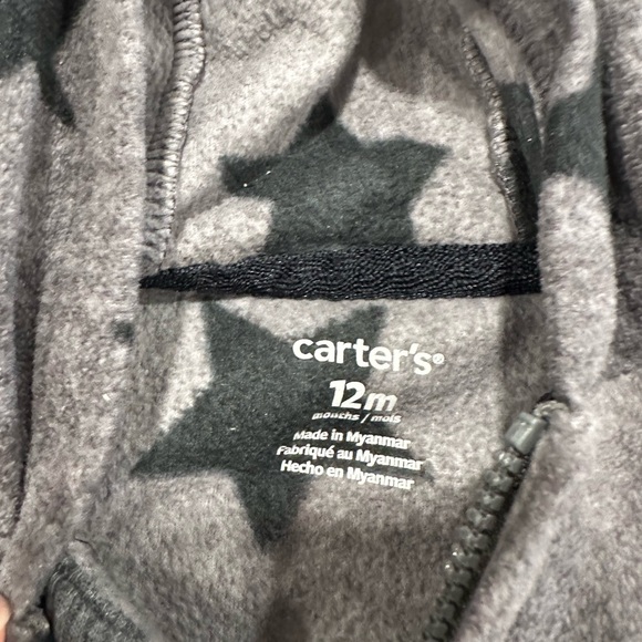 Carter’s Bundle of 2 Fleece outfits 1pc lot Size 12mos - Picture 2 of 5